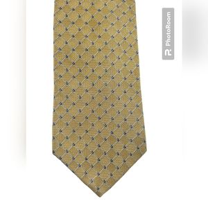 Brooks Brothers Yellow and Blue Geometric Tie